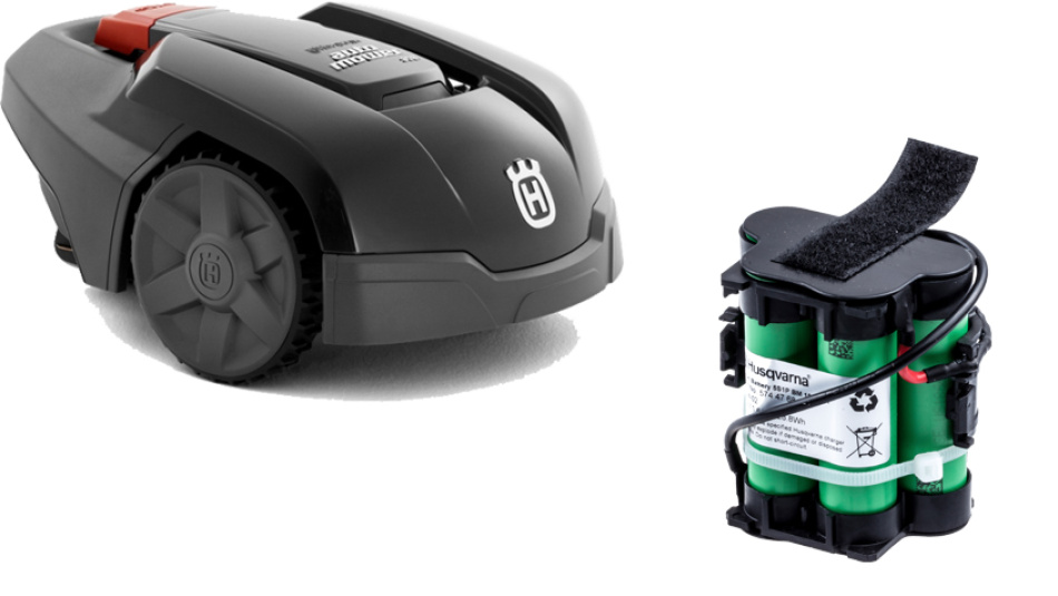 Auswechseln der Batterie bei einem Automower 105, 305 und 308