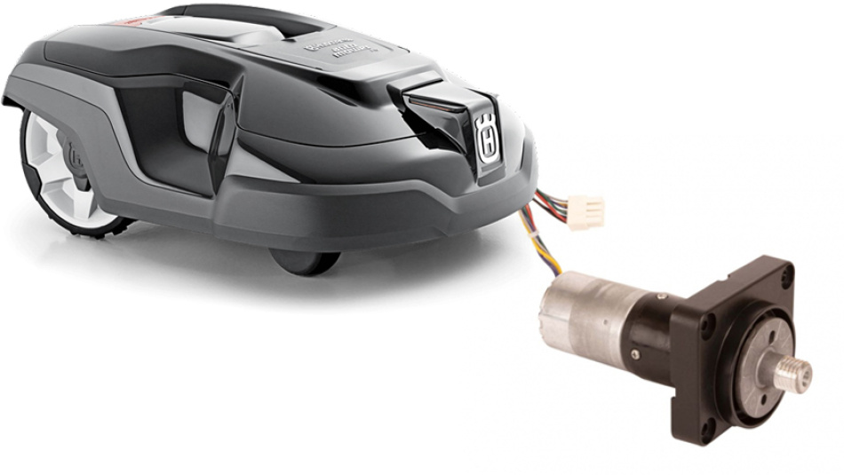 Wechsel des Antriebsmotors bei einem Husqvarna Automower 310, 315, 315X.