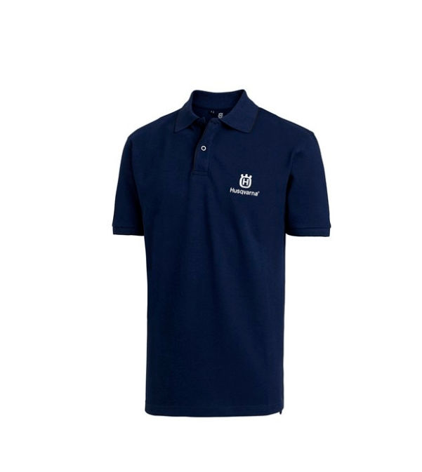 Polo shirt, navy - Man M in der Gruppe Husqvarna Forst- und Garten produkte / Husqvarna Kleidung/Ausrüstung / Arbeitskleidung / Zubehör bei GPLSHOP (1016380-50)
