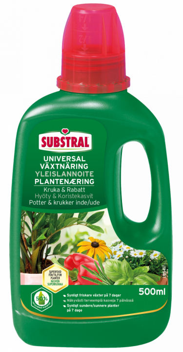 Substral Universal Nutrition 500 ml 41957 in der Gruppe Husqvarna Forst- und Garten produkte / Rasensamen und Rasendünger / Anbau bei GPLSHOP (41957)
