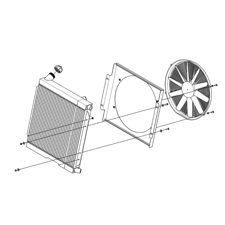 Kühlerelement Kpl 5010178-01 in der Gruppe  bei GPLSHOP (5010178-01)