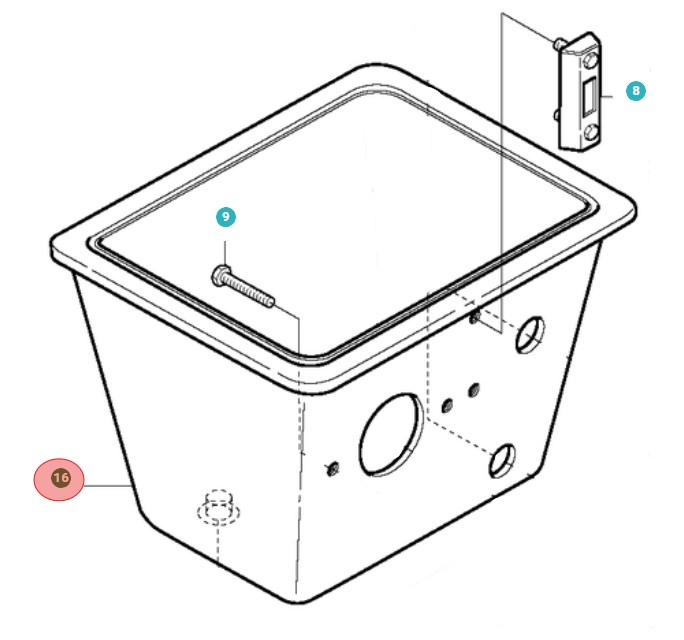 Hydrauliktank 5013658-01 in der Gruppe  bei GPLSHOP (5013658-01)