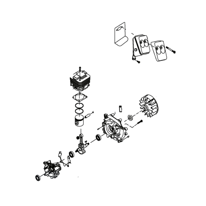 Service-Kit Motorkurzschlussblock 5014243-15 in der Gruppe Ersatzteile / Ersatzteile McCulloch Freischneider / Ersatzteile McCulloch B33P bei GPLSHOP (5014243-15)