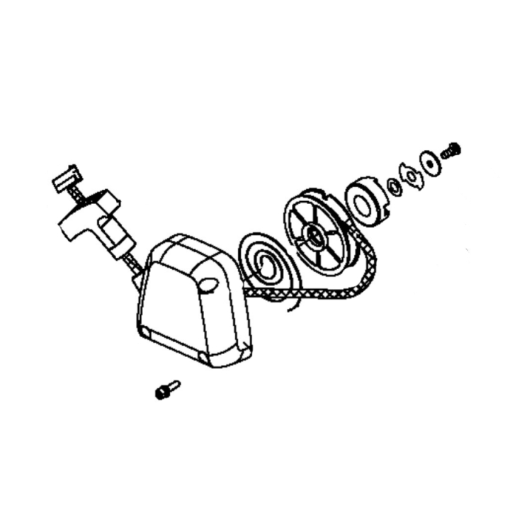 Reparatursatz Starter Kpl 5014243-50 in der Gruppe Ersatzteile / Ersatzteile Övriga Reservdelar / Ersatzteile McCulloch Lövblåsare / Ersatzteile McCulloch GB355BP bei GPLSHOP (5014243-50)