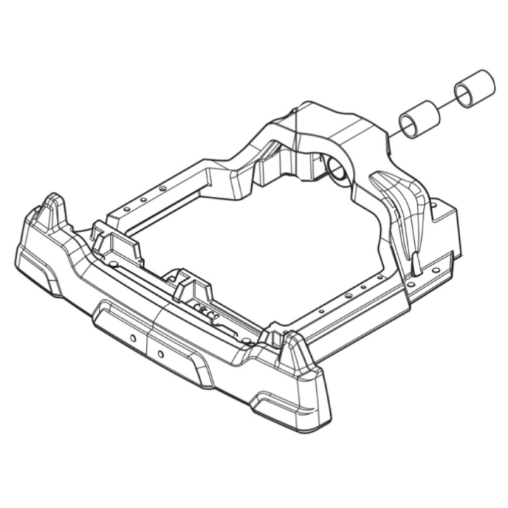 Rahmen, hinten in der Gruppe Ersatzteile / Ersatzteile Rider / Ersatzteile Husqvarna Rider 420 TSX AWD bei GPLSHOP (5017508-01)