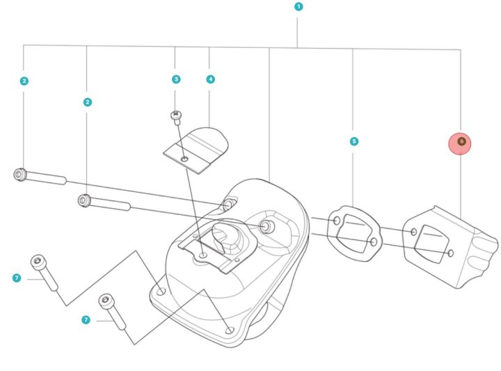 Wärmeabweiser-Schalldämpfer 60 °C 5018145-01 in der Gruppe bei GPLSHOP (5018145-01)
