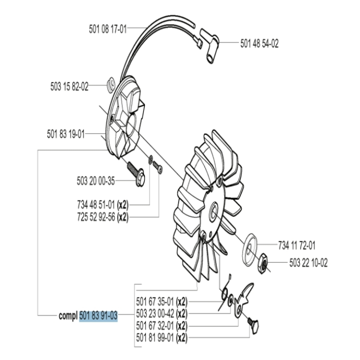 Zündanlage Kpl in der Gruppe  bei GPLSHOP (5018391-03)