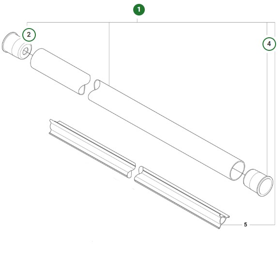 Rohrbaugruppe in der Gruppe Ersatzteile / Ersatzteile Freischneider / Ersatzteile Husqvarna 535iRXT bei GPLSHOP (5019197-03)