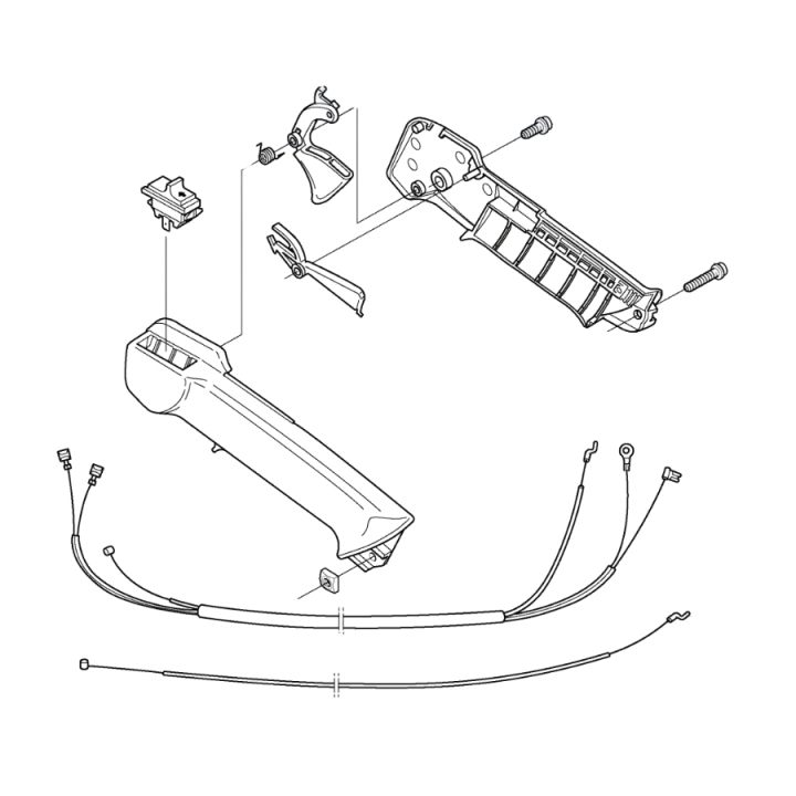 Gasgriffsatz in der Gruppe Ersatzteile / Ersatzteile Jonsered Freischneider / Ersatzteile Jonsered GT2125L bei GPLSHOP (5021958-17)