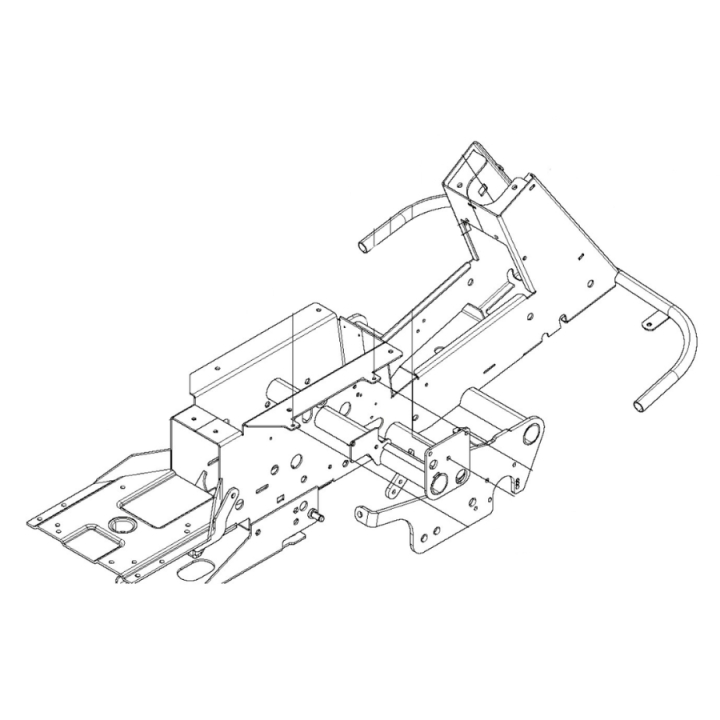 Chassis in der Gruppe Ersatzteile / Ersatzteile Rider / Ersatzteile Husqvarna Rider 422 TS AWD bei GPLSHOP (5022983-06)