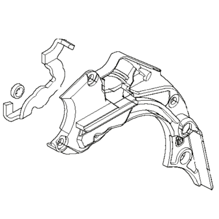 Abdeckung Kpl 5024469-01 in der Gruppe Ersatzteile / Ersatzteile Motorsägen / Ersatzteile Husqvarna 440E/Triobrake bei GPLSHOP (5024469-01)