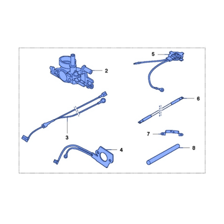 Vergaserheizung, Kit 5026287-01 in der Gruppe Ersatzteile / Ersatzteile Motorsägen / Ersatzteile Husqvarna 357XP bei GPLSHOP (5026287-01)