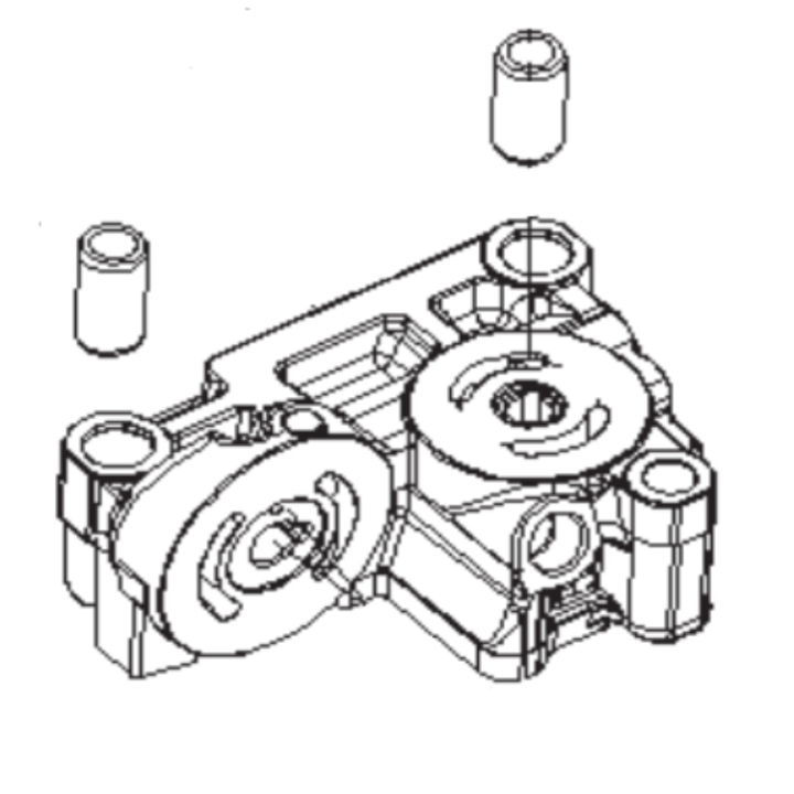 Pumpenhaus in der Gruppe Ersatzteile / Ersatzteile Rider / Ersatzteile Husqvarna Rider 320X AWD bei GPLSHOP (5028523-01)