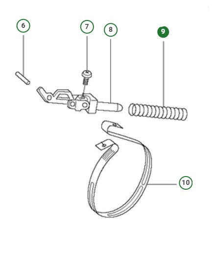 Bremsfeder 5037171-01 in der Gruppe  bei GPLSHOP (5037171-01)