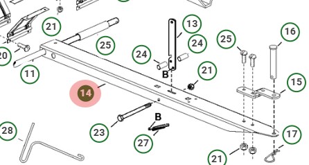 Deichsel 5037683-01 in der Gruppe  bei GPLSHOP (5037683-01)