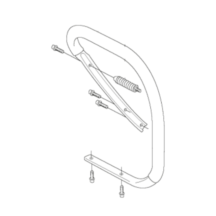 Griff vorne Kpl 5039866-02 in der Gruppe Ersatzteile / Ersatzteile Motorsägen / Ersatzteile Husqvarna 390XP/G bei GPLSHOP (5039866-02)