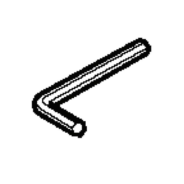 Inbusschlüssel in der Gruppe Ersatzteile / Ersatzteile Heckenscheren / Ersatzteile Husqvarna 123HD60 bei GPLSHOP (5040444-01)