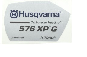 Abziehbild 5040941-02 in der Gruppe Ersatzteile / Ersatzteile Motorsägen / Ersatzteile Husqvarna 576XP bei GPLSHOP (5040941-02)