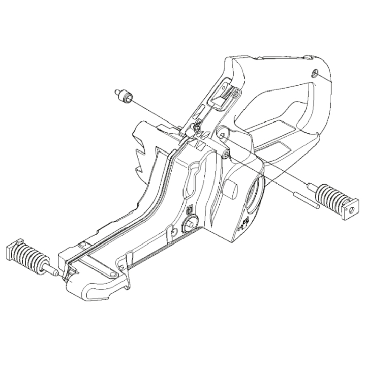 Kraftstofftank Kpl 5041060-02 in der Gruppe Ersatzteile / Ersatzteile Motorsägen / Ersatzteile Husqvarna 445E/Triobrake bei GPLSHOP (5041060-02)