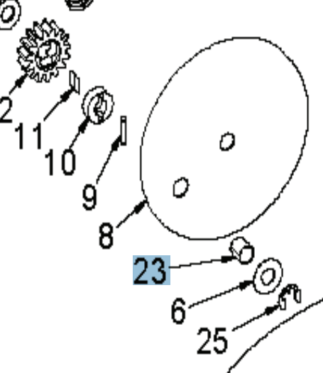 Gleitlager Pm 1215 Dx in der Gruppe  bei GPLSHOP (5044596-01)