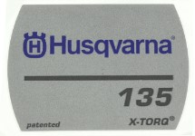 Abziehbild 5045468-03 in der Gruppe Ersatzteile / Ersatzteile Motorsägen / Ersatzteile Husqvarna 135 bei GPLSHOP (5045468-03)