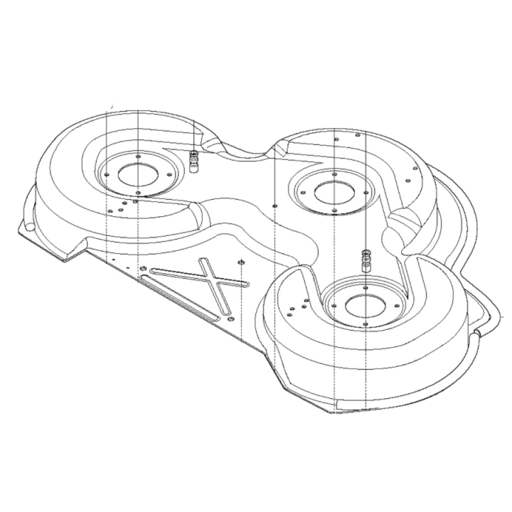 Clipabdeckung Kpl in der Gruppe Ersatzteile / Ersatzteile Rider / Ersatzteile Husqvarna Rider 422 TS AWD bei GPLSHOP (5045698-01)