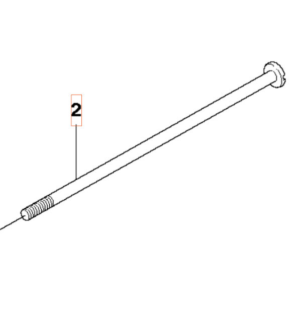 Schraube M5X192 in der Gruppe  bei GPLSHOP (5055303-11)