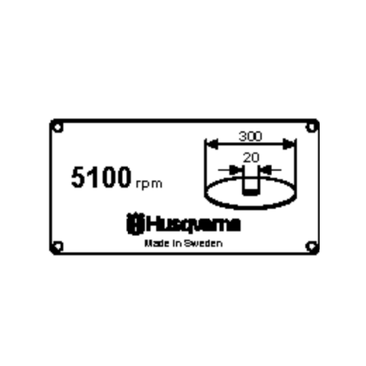 Zeichen in der Gruppe Ersatzteile / Ersatzteile Husqvarna Trennschleifer / Ersatzteile Husqvarna K40 bei GPLSHOP (5062841-04)