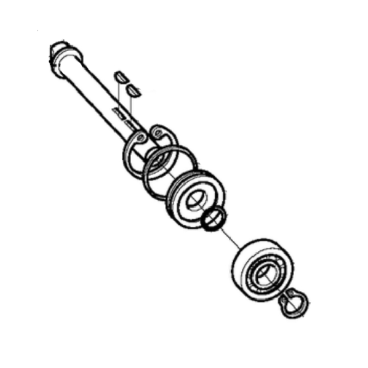 Antriebswellen-Kit in der Gruppe Ersatzteile / Ersatzteile Husqvarna Trennschleifer / Ersatzteile Husqvarna K2500 bei GPLSHOP (5063467-15)