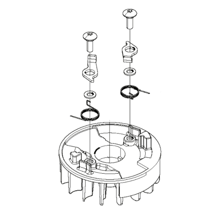 Rotor-A in der Gruppe Ersatzteile / Ersatzteile Heckenscheren / Ersatzteile Husqvarna 226HD75S bei GPLSHOP (5066560-01)