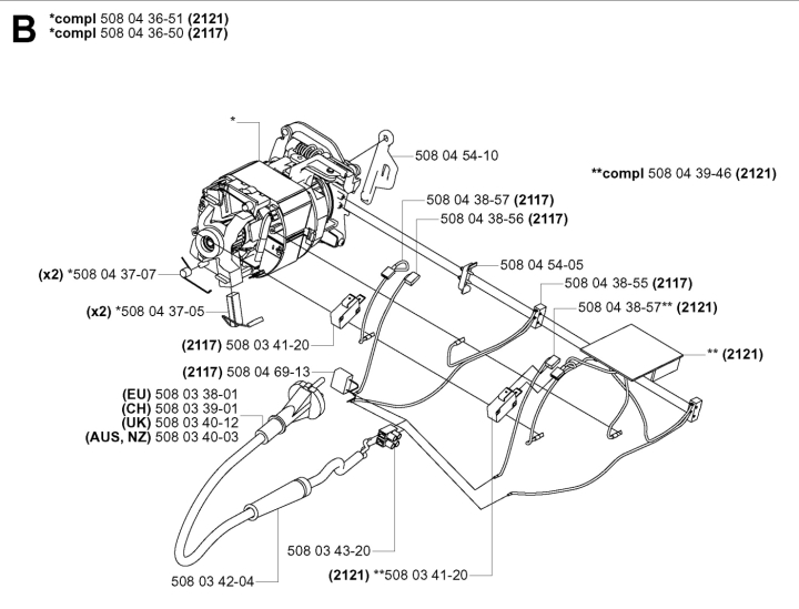 Motor 5080436-51 in der Gruppe  bei GPLSHOP (5080436-51)