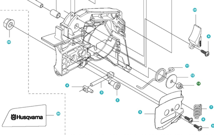  in der Gruppe Ersatzteile / Ersatzteile Laubblasgeräte / Ersatzteile Husqvarna 580BTS bei GPLSHOP (5141839-01)