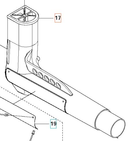 Aufhängung 5159798-01 in der Gruppe Ersatzteile / Ersatzteile Freischneider / Ersatzteile Husqvarna 345FX/FXT bei GPLSHOP (5159798-01)