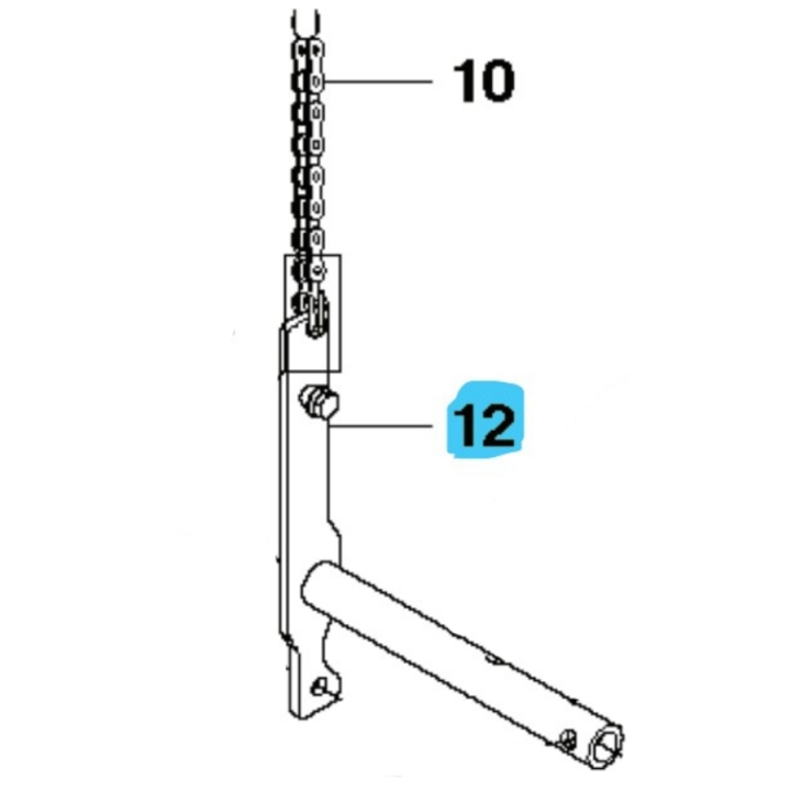 Hebel kpl, in der Gruppe Ersatzteile / Ersatzteile Jonsered Aufsitzrasenmäher / Ersatzteile Jonsered FR 2312 MA bei GPLSHOP (5225602-02)