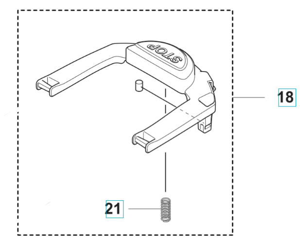 STOPP-TASTEN-KIT in der Gruppe Ersatzteile Roboter Rasenmäher / Ersatzteile Gardena Sileno Minimo / Gardena Sileno Minimo - 2023 bei GPLSHOP (5293437-01)