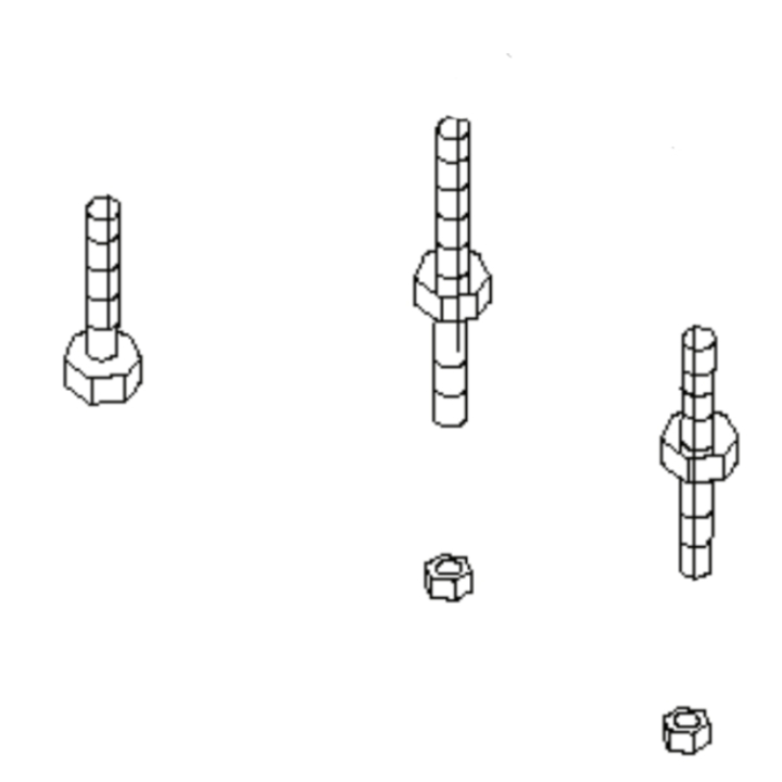 Installationssatz, Schrauben und Muttern 5295951-01 in der Gruppe  bei GPLSHOP (5295951-01)