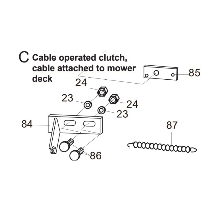 Kit 5310212-70 in der Gruppe Ersatzteile / Ersatzteile Övriga Reservdelar / Ersatzteile Jonsered Snöslungor / Ersatzteile Jonsered T40212 bei GPLSHOP (5310212-70)