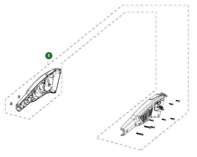 Abdeckung in der Gruppe Ersatzteile / Ersatzteile Heckenscheren / Ersatzteile Husqvarna 120iTK4-H bei GPLSHOP (5311467-14)