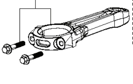 Pleuelstange in der Gruppe Ersatzteile / Ersatzteile Rider / Ersatzteile Husqvarna Rider 214TC bei GPLSHOP (5311471-04)