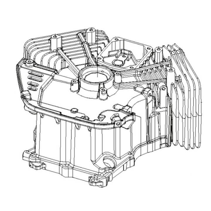 Kurbelgehäuse in der Gruppe Ersatzteile / Ersatzteile Rider / Ersatzteile Husqvarna Rider 214TC bei GPLSHOP (5311471-21)