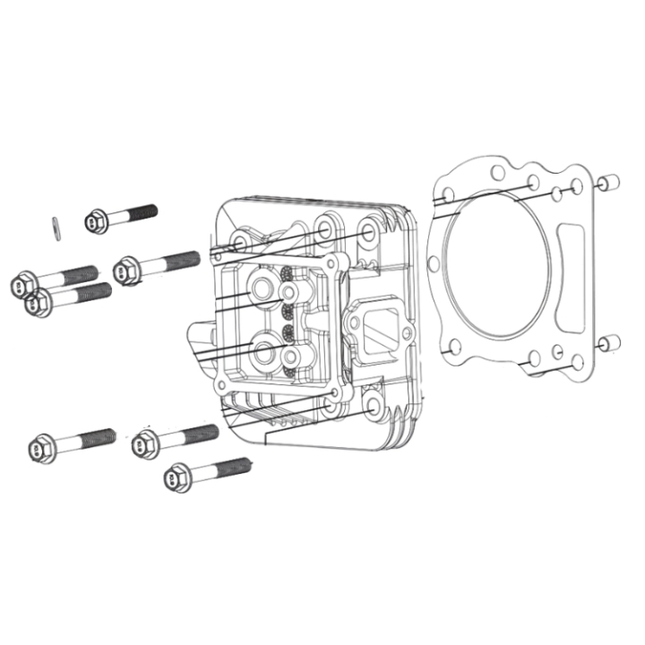 Zylinderkopf-Kit in der Gruppe Ersatzteile / Ersatzteile Rider / Ersatzteile Husqvarna Rider 320X AWD bei GPLSHOP (5311477-26)