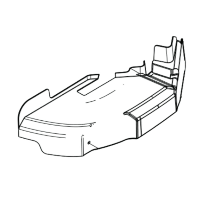 Riemenabdeckung in der Gruppe Ersatzteile / Ersatzteile Rasentraktoren / Ersatzteile Husqvarna TC 114 bei GPLSHOP (5311478-89)