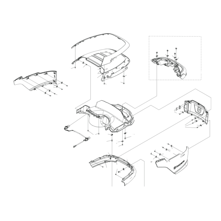 Abdeckungsbaugruppe in der Gruppe  bei GPLSHOP (5311481-98)