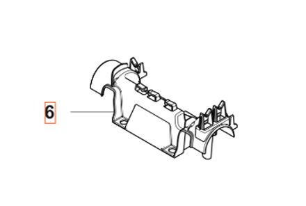 Halterung für Kabelmanagement in der Gruppe Ersatzteile Roboter Rasenmäher / Ersatzteile Husqvarna Automower® 450X Nera / Automower 450X Nera - 2023 bei GPLSHOP (5312266-01)