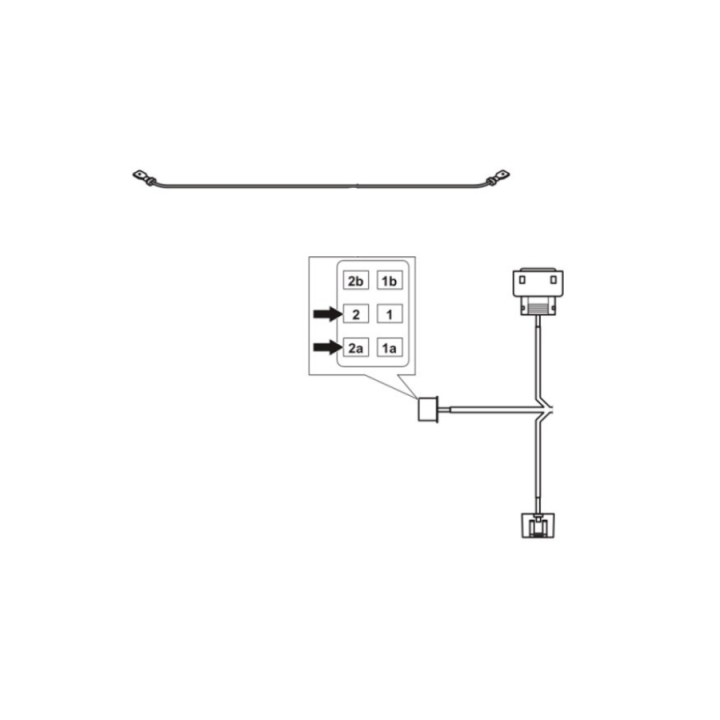 Kabelbaum P500 Kabinenlicht-Überbrückungskabel in der Gruppe  bei GPLSHOP (5312641-01)
