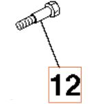 Bolzen 5320813-28 in der Gruppe Ersatzteile / Ersatzteile Rasentraktoren / ➤Ersatzteile LR / Ersatzteile Husqvarna LR 130 bei GPLSHOP (5320813-28)