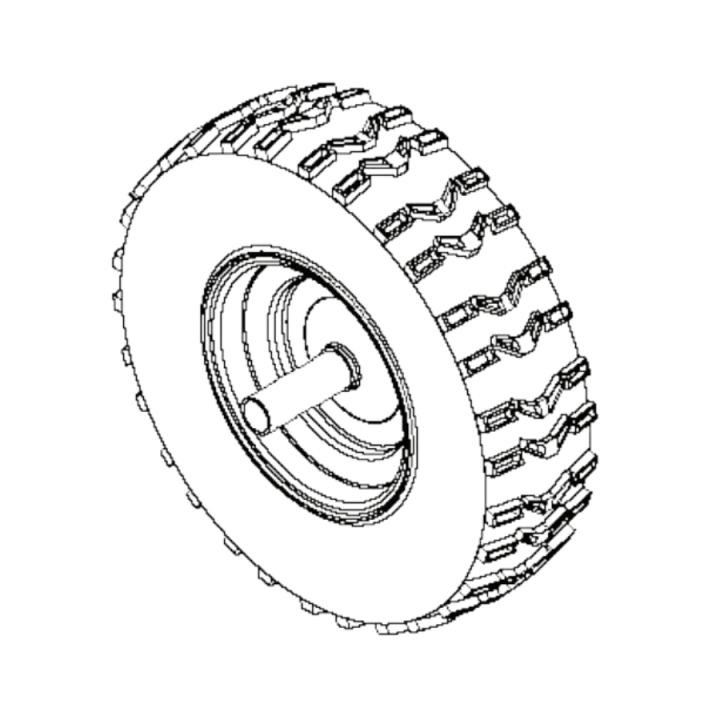 Rad 5324363-49 in der Gruppe Ersatzteile / Ersatzteile Övriga Reservdelar / Ersatzteile Partner Snöslungor / Ersatzteile Partner PSB240 bei GPLSHOP (5324363-49)