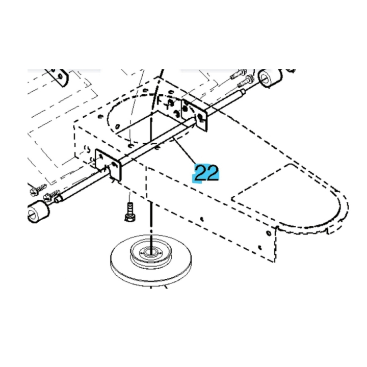 Achse in der Gruppe Ersatzteile / Ersatzteile McCulloch Freischneider / Ersatzteile McCulloch MWT420 bei GPLSHOP (5324478-29)