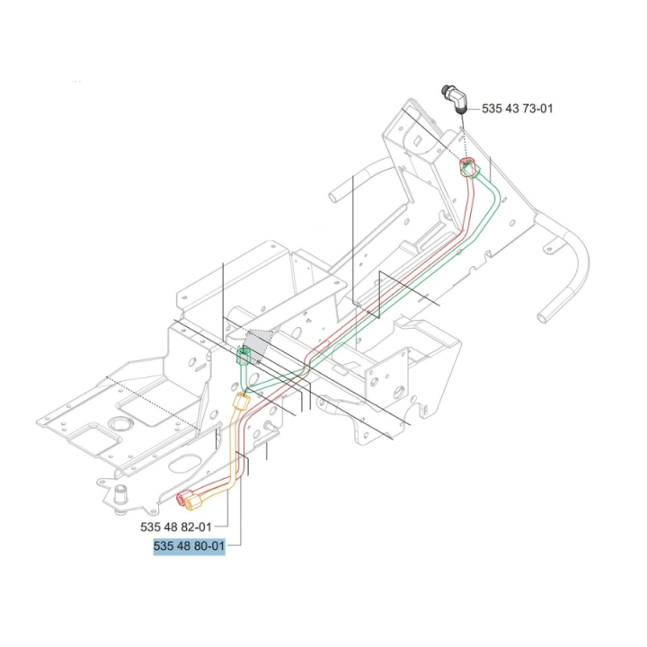 Rohr 5354880-01 in der Gruppe  bei GPLSHOP (5354880-01)