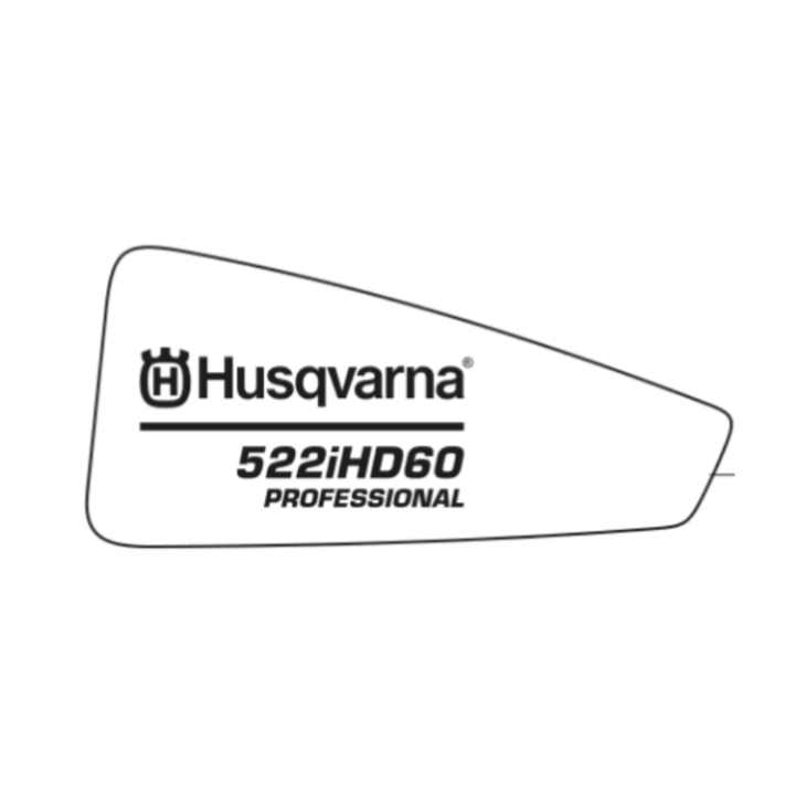 Aufkleber Produkt Links 522Ihd60 Wi in der Gruppe Ersatzteile / Ersatzteile Heckenscheren / Ersatzteile Husqvarna 522iHD60 bei GPLSHOP (5362913-01)